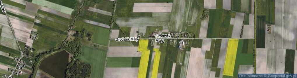 Zdjęcie satelitarne Grodzisk Mały ul.